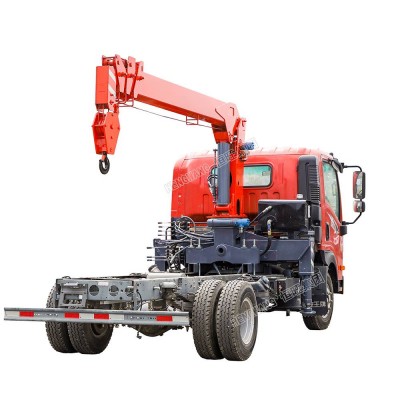 New Condition 3.2 Ton Truck Mounted Crane With Boom For Sale