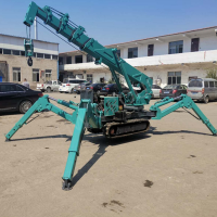 Mini Folding Construction Crane 3 ton mini crawler spider crane