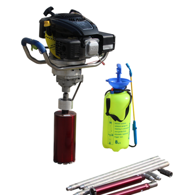 Portable backpack core drilling machine mini type