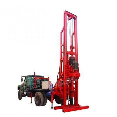 Truck mounted borehole well drilling rig machine for sale