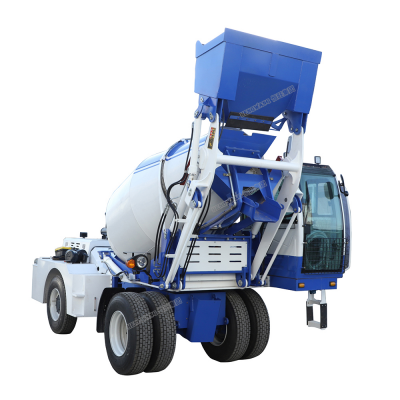 3.5M3 mini mobile self loading concrete mixer truck for sale